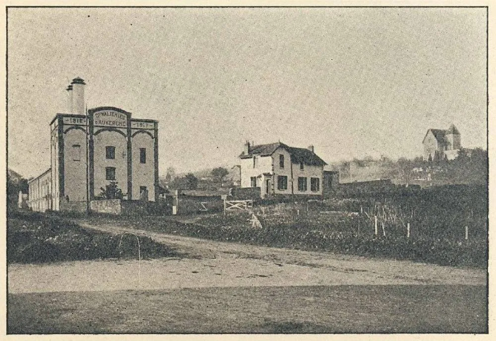 À Clermont, les Grandes Malteries d’Auvergne avant Banania.CP - Coll. Louis/Françoise Saugues