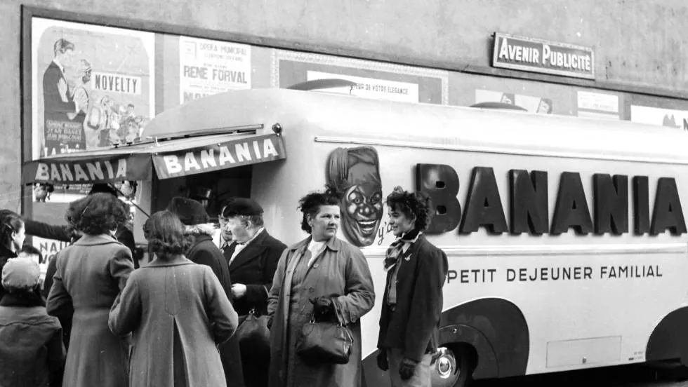 1953 – Quand Banania faisait sa pub à Clermont. Coll. A.-S. Simonet