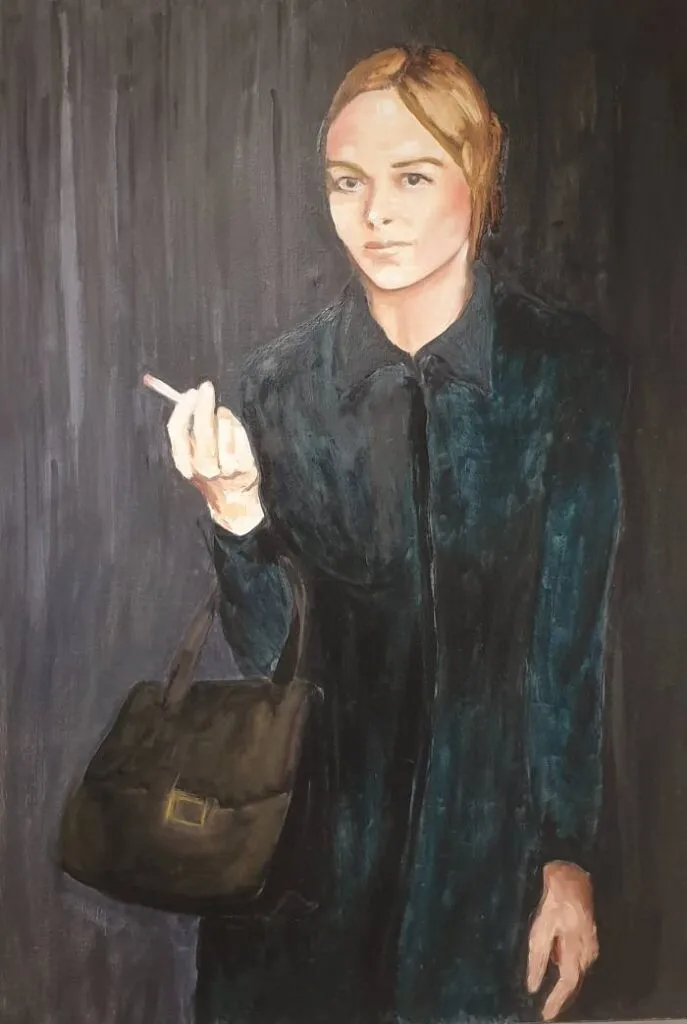 Femme debout Lydie Bonnaire