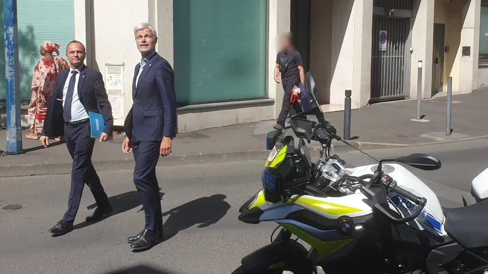 Julien Bony et Laurent Wauquiez Photo 7 Jours à Clermont