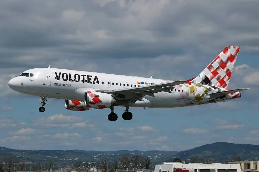 Avion Volotea Photo Pedro Aragão www.jetphotos.net Wikipédia CC BY SA 3.0
