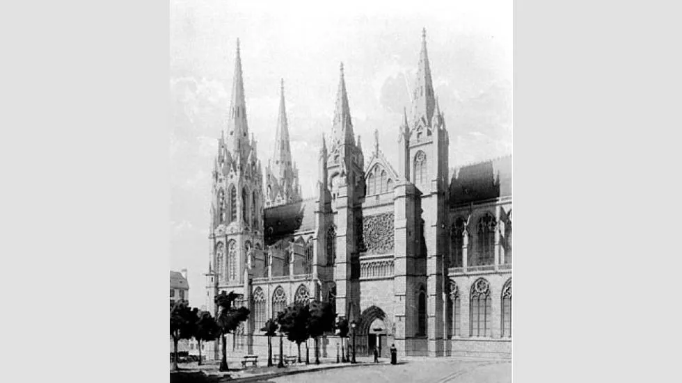 Projet des 4 flèches du transept de la cathédrale de Clermont Archives départementales