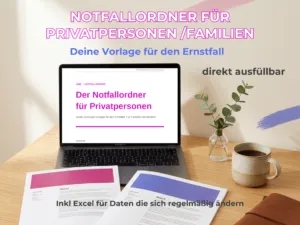Vorlage Notfallordner für Privatpersonen 3 Notfallordner für Privatpersonen - Vorlage zum Ausfüllen