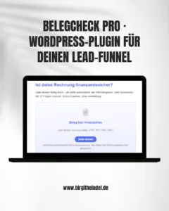 BelegCheck Pro – das Lead-Magnet-Plugin für WordPress 4 BelegCheck Pro - Lead-Magnet-Plugin für WordPress