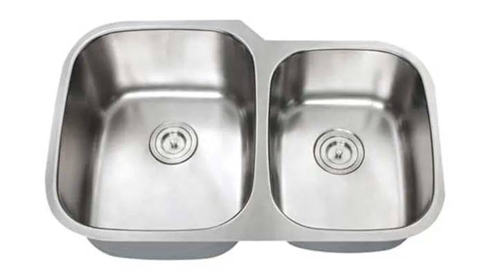 SIS-201 ORION โ 1-3/4 Double bowl stainless steel kitchen sink
