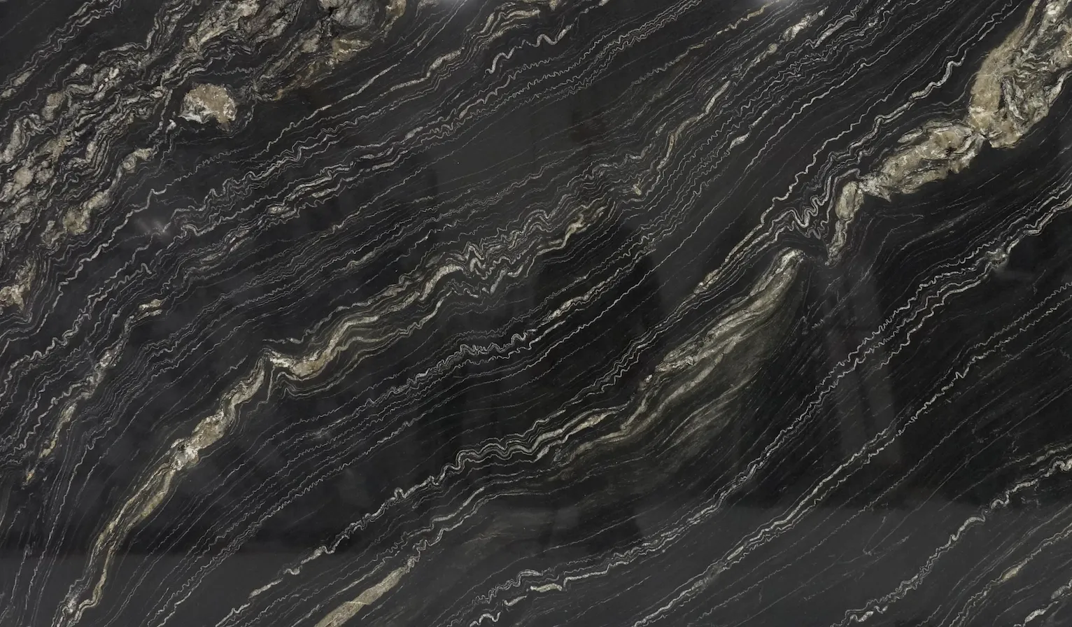 Black Storm Granite Color angola black