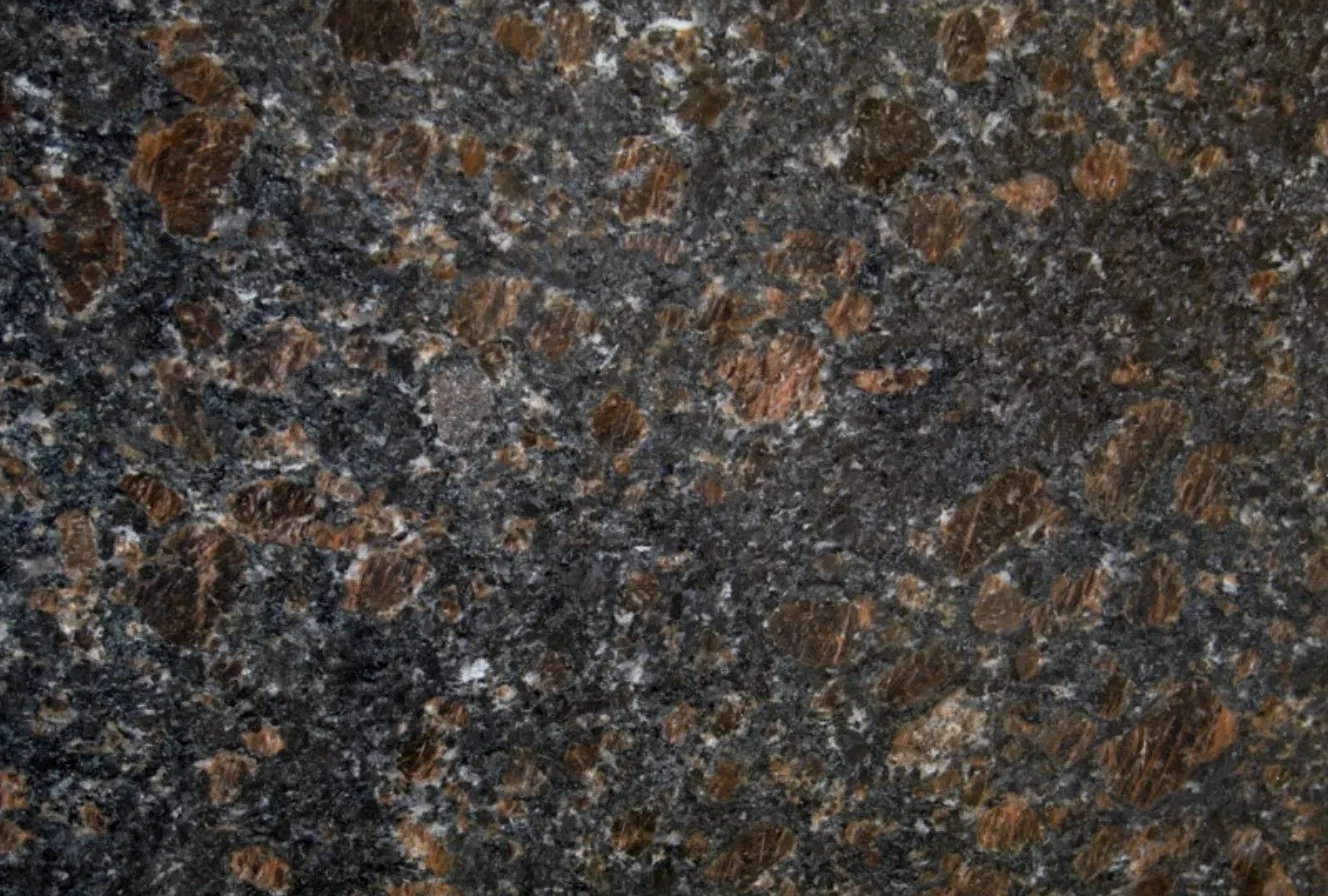 Tan Brown Chestnut Granite Color absolute black