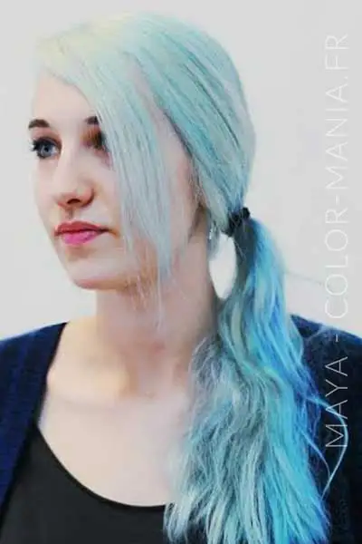 Bleu Lagon dilué dans une version Ice Queen par Maya - Color-Mania