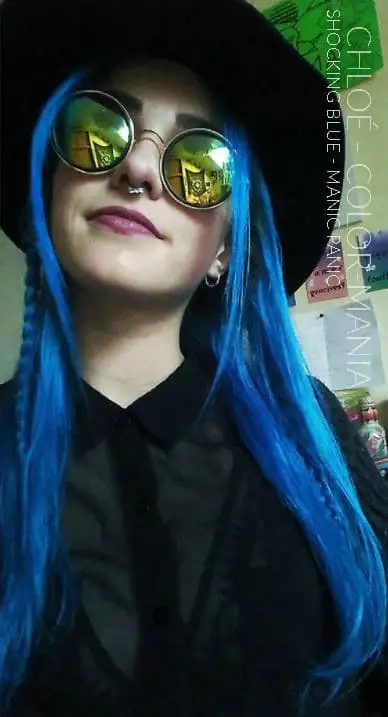 Merci Chloé ! :) - Coloration Cheveux Shocking Blue - Manic Panic - Color-Mania