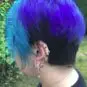 Merci Efflamm Green!- Coloration Cheveux Voodoo Blue - Rockabilly Blue - Manic Panic - Color Mania