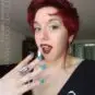 Merci Friederike ! :) - Coloration Cheveux Pillarbox et Rubine - La Riché Direction - Color-Mania - Vernis Romeo's Zombie - Radioactive Unicorn