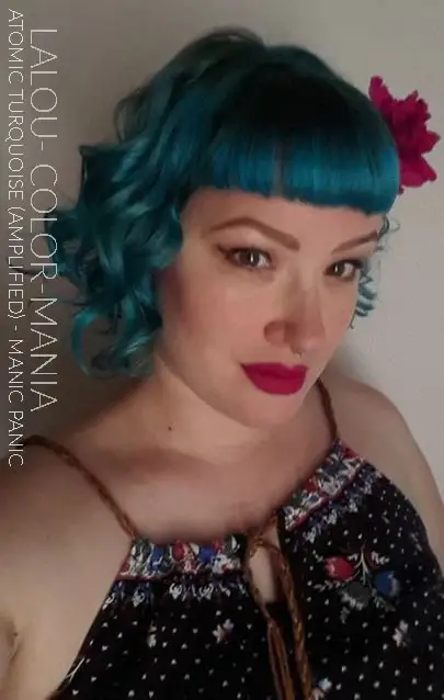 Merci Lalou ! :) - Coloration cheveux Atomic Turquoise Amplified - Manic Panic - Color-Mania
