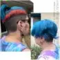 Merci Lynnfer Nergal :) Coloration Cheveux Atomic Turquoise (sur reste Atlantic Blue - Directions) - Manic Panic | Color-Mania