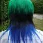 Merci Efflamm ! Coloration Cheveux Bleu Rockabilly Blue et Green Envy - Manic Panic