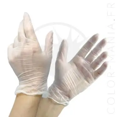 Gants en Vinyle - Boîte de 100 | Color-Mania