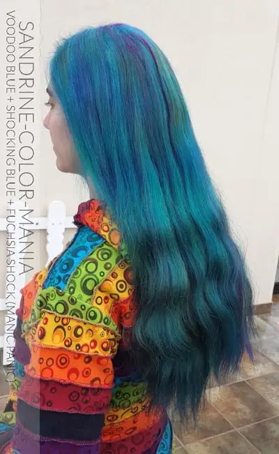 Coloration Cheveux Bleu Shocking Blue – Manic Panic – Image 7