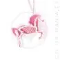 Collier Licorne Squelette Transparent Irisé | Color-Mania
