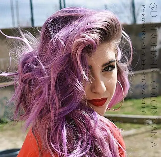 Merci @didiromanb :) Coloration Cheveux Rose Peggy Pink UV - Herman's Amazing | Color-Mania