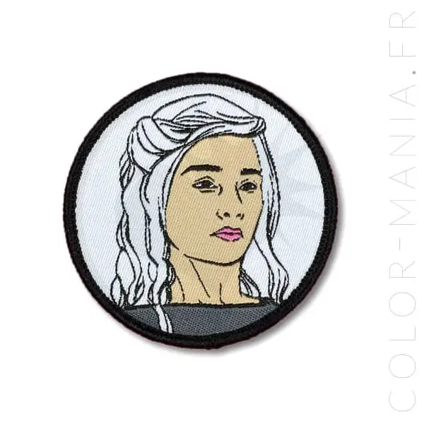Patch Khaleesi Noir et Blanc | Color-Mania