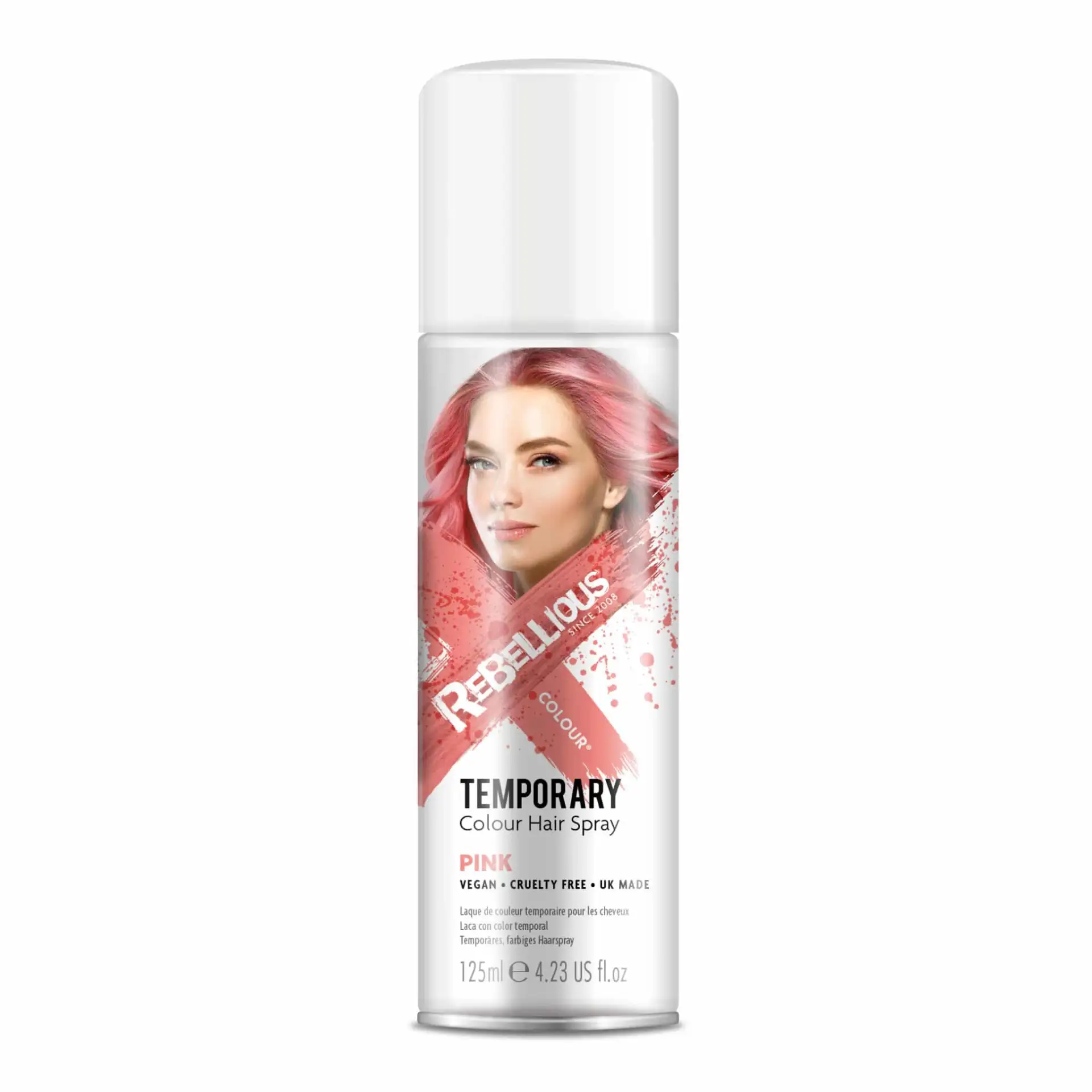 Spray Coloration Cheveux Rose – Rebellious | Color-Mania