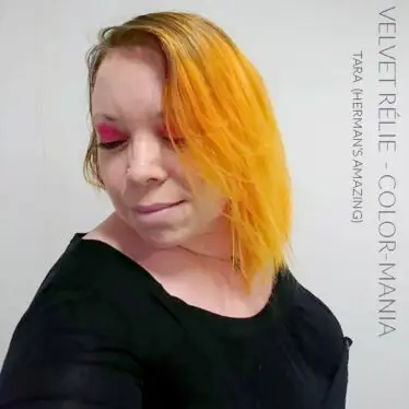 Merci Velvet Rélie :) Coloration Cheveux Mandarine Tara UV - Herman's Amazing | Color-Mania