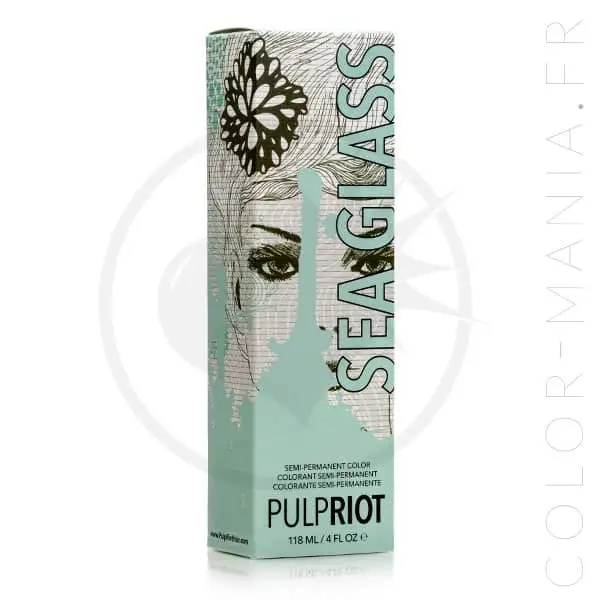 Coloration Cheveux Vert Seaglass - Pulp Riot | Color-Mania.fr
