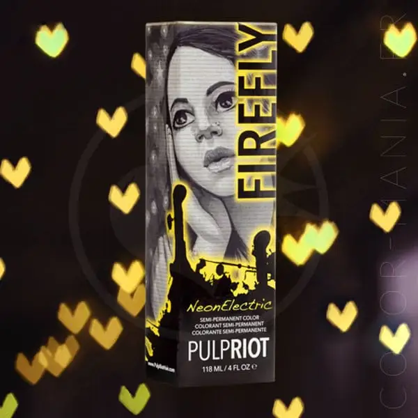 Coloration Cheveux Jaune UV Firefly - Pulp Riot | Color-Mania