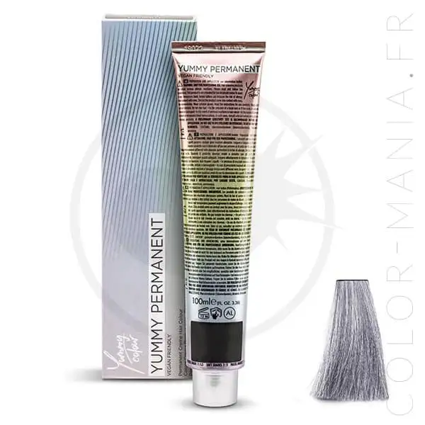 Coloration Professionnelle Metal Gris Aluminium - Yummy Colour | Color-Mania.fr