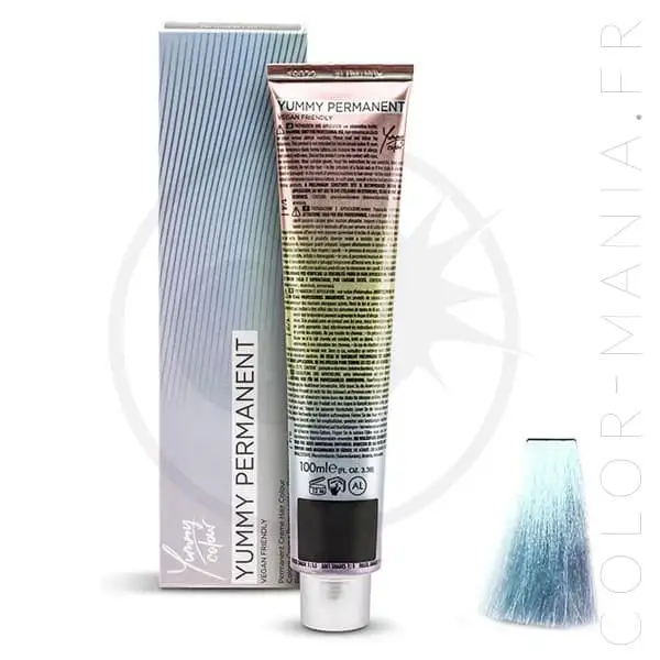 Coloration Professionnelle Bleu-Vert Pastel Ice Blue- Yummy Colour | Color-Mania