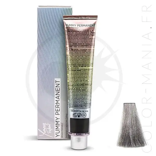 Coloration Professionnelle Metal Gris Magnesium - Yummy Colour | Color-Mania.fr