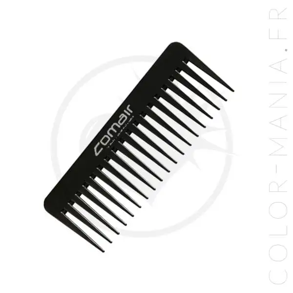 Peigne démêloir noir pour cheveux bouclés