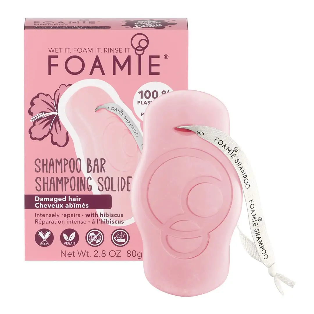 Shampoing Solide Hibiskiss (pour cheveux fragiles) - Foamie | Color-Mania