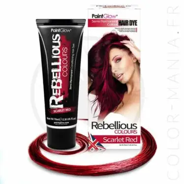 Coloration Cheveux Rouge Scarlet Red - Rebellious | Color-Mania