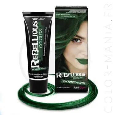 Coloration Cheveux Vert Enchanted Forest - Rebellious | Color-Mania