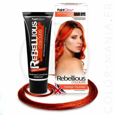 Coloration Cheveux Orange Thunder - Rebellious | Color-Mania