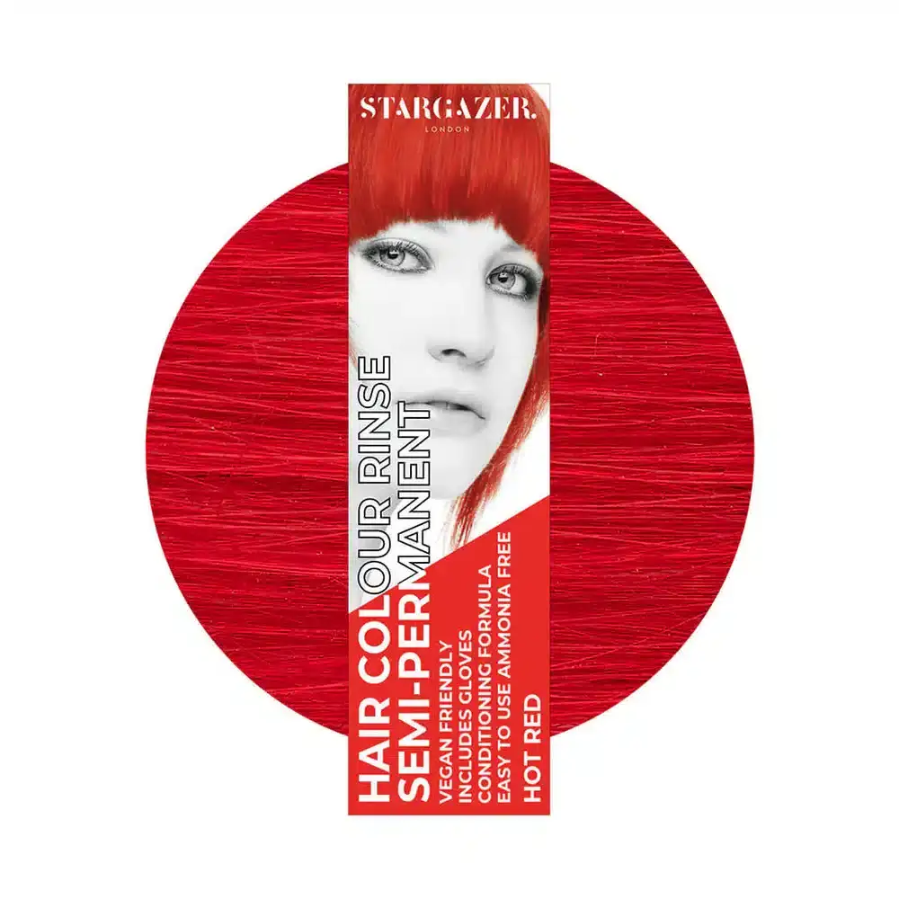 Stargazer coloration semi permanente rouge piment hot red packaging