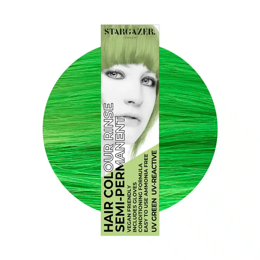 Stargazer coloration semi permanente uv green packaging