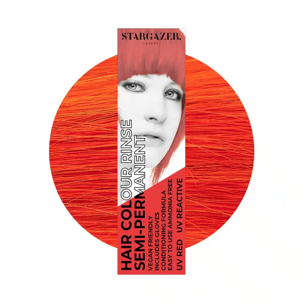 Stargazer coloration semi permanente uv red packaging