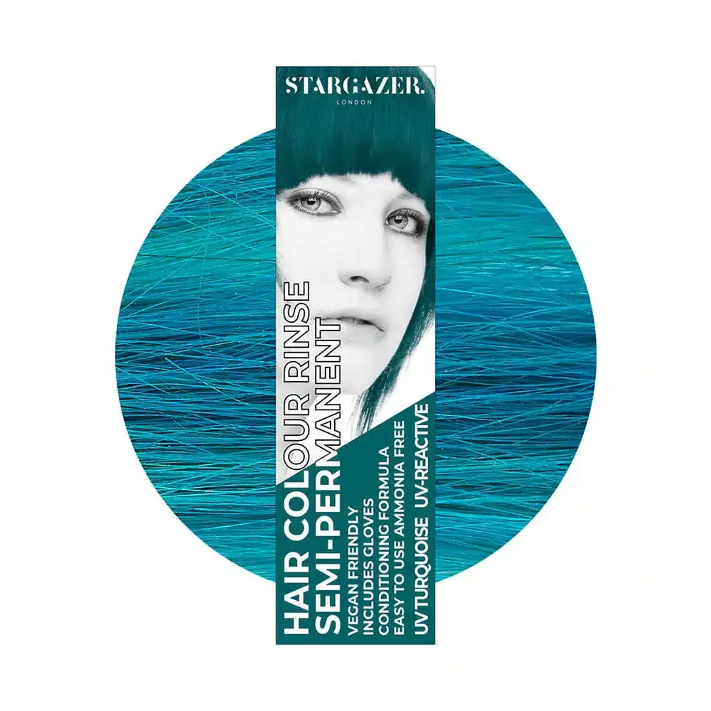 Stargazer coloration semi permanente uv turquoise packaging