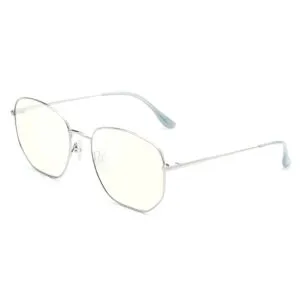 Geometric Metal Frame with Blue Light Blocking Glasses #80J33L