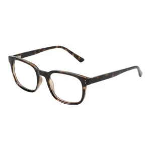 Wide Horn-Rimmed Trapezoid ECO Glasses #220148