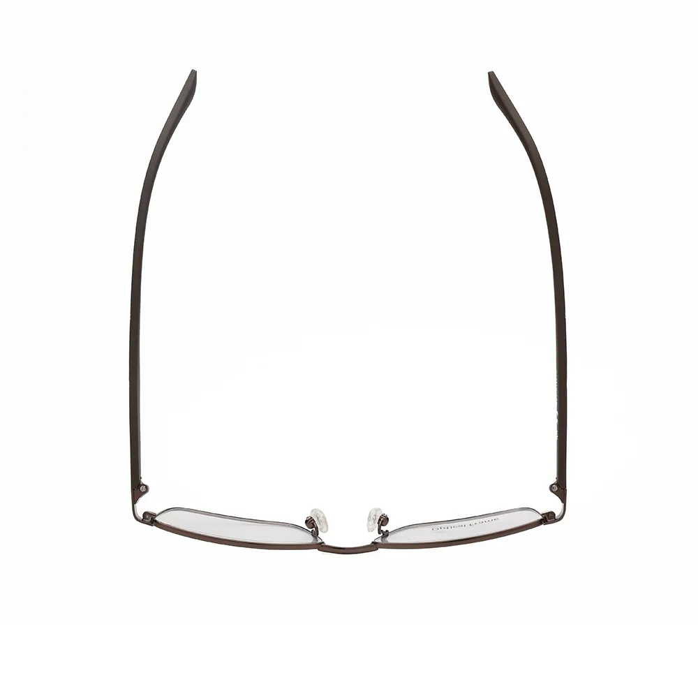 Mens Business Square Metal Eyeglasses 210293 C2 3
