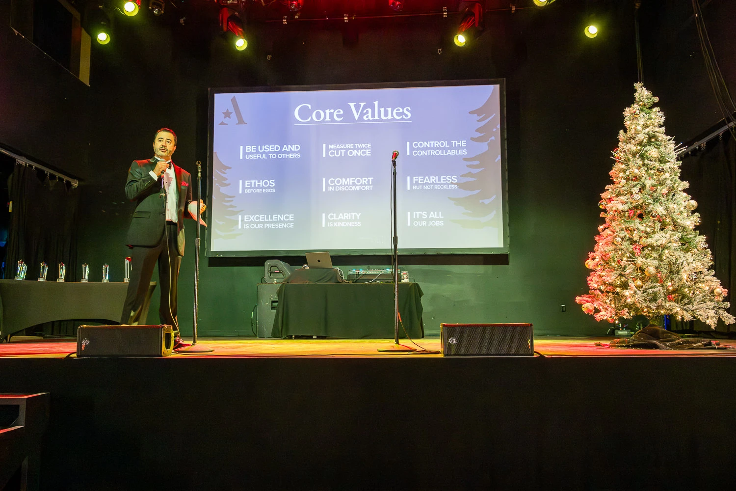 Amaro Law Firm Holiday Party and Awards on December 12, 2025 at the White Oak Music Hall in Houston, TX