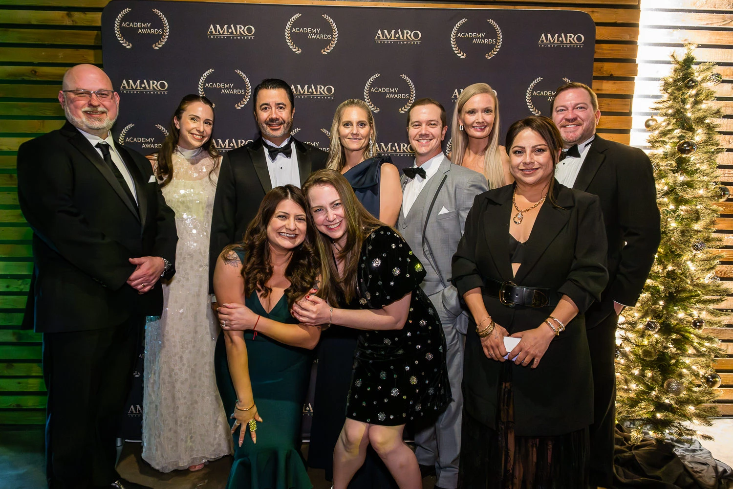 Amaro Law Firm Holiday Party and Awards on December 12, 2025 at the White Oak Music Hall in Houston, TX