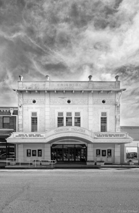 Crighton Theatre in Conroe, TX built in 1934