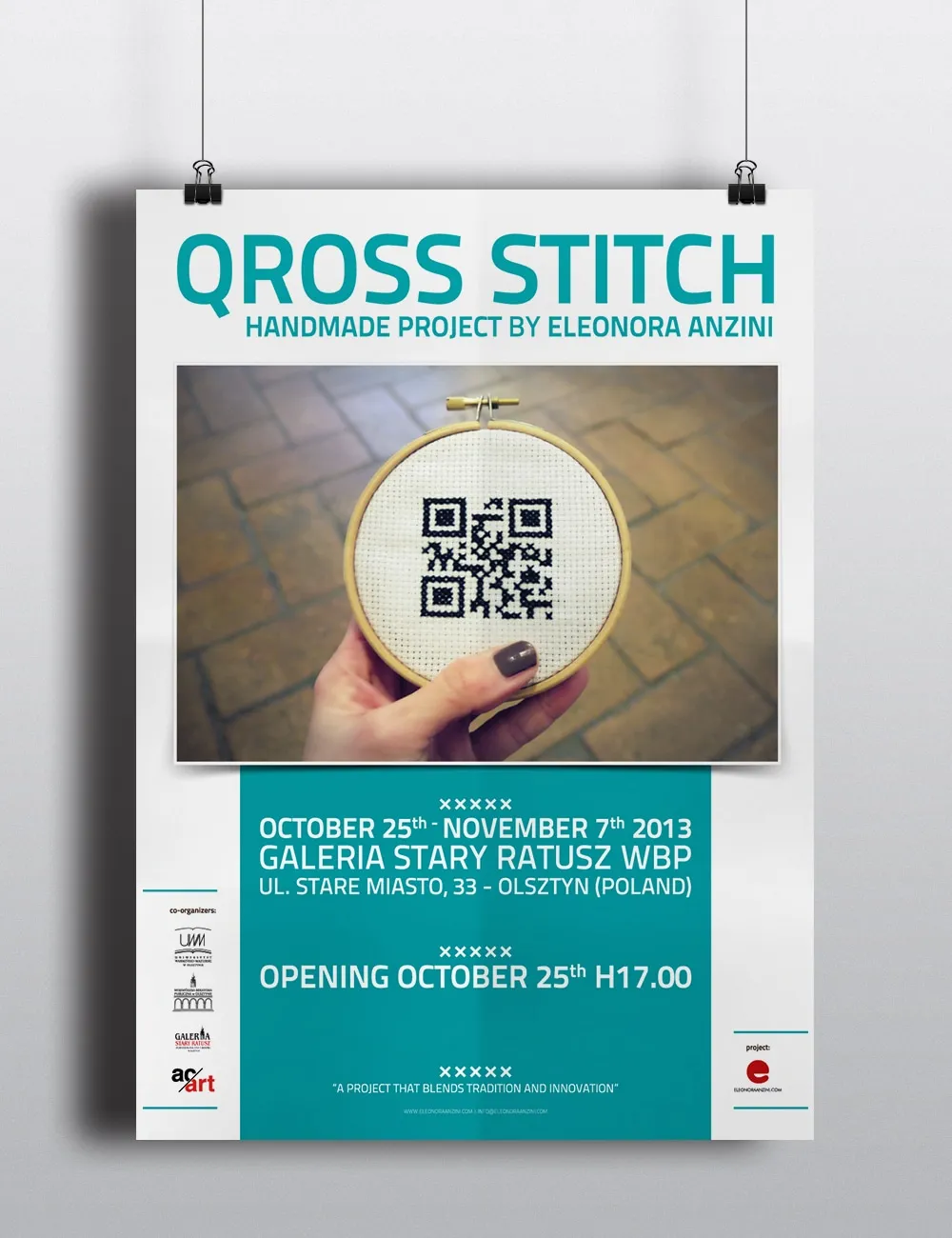 QRoss Stitch Project – Nuova tappa a Olsztyn, Polonia!