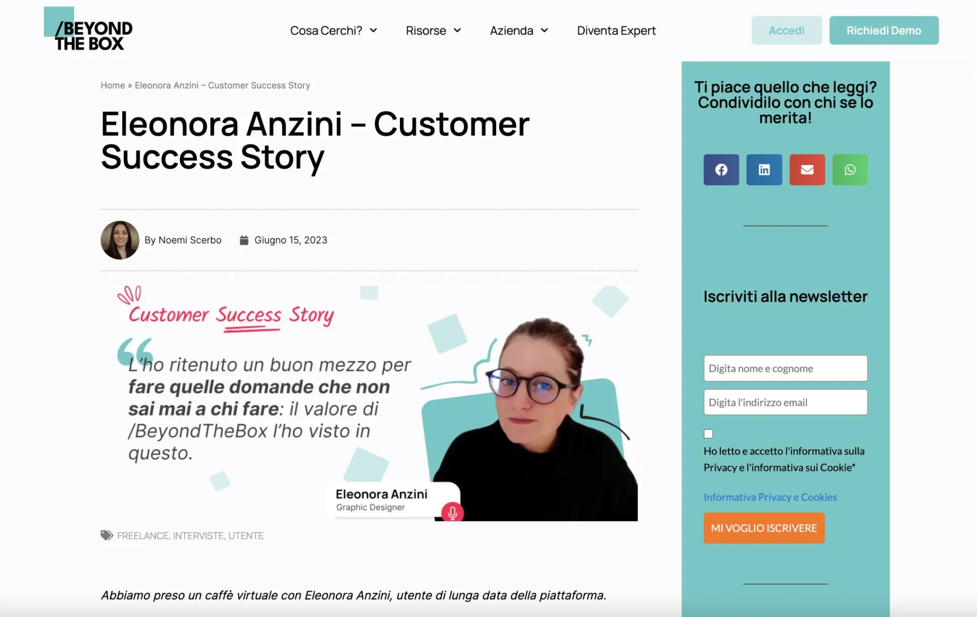 Intervista per /BeyondTheBox