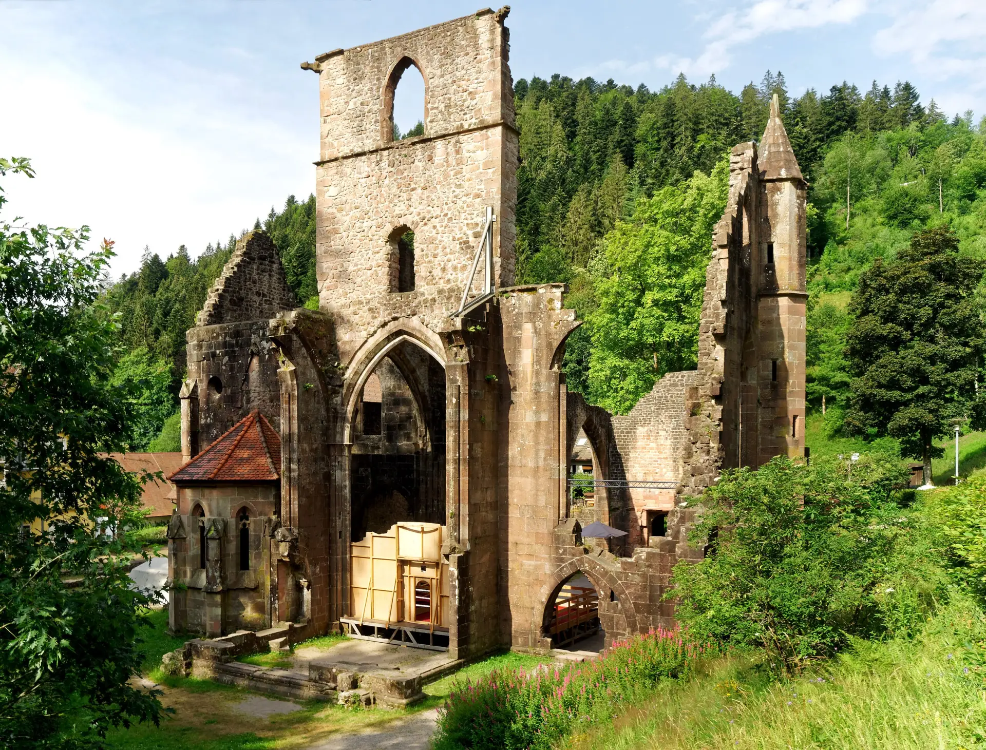 Fotogalerie Kloster Allerheiligen 1 Die Klosterruine Allerheiligen im Schwarzwald. 02