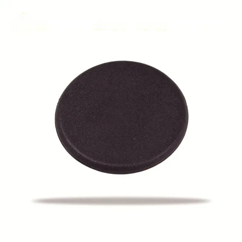 Сипаттама ақ фонға қарсы тұратын дөңгелек диск түріндегі Black RFID PPS кірді көрсетеді, астындағы көлеңкемен.