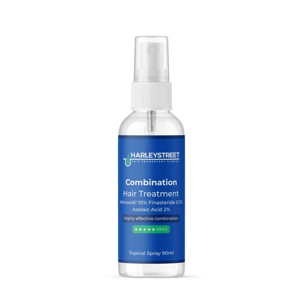 Harley Street Hair Loss Medication — Finasteride & Minoxidil Combination Spray